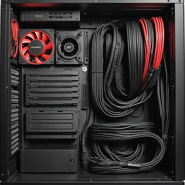 Quelle est la meilleure méthode pour organiser les câbles d'un PC de gaming haut de gamme?